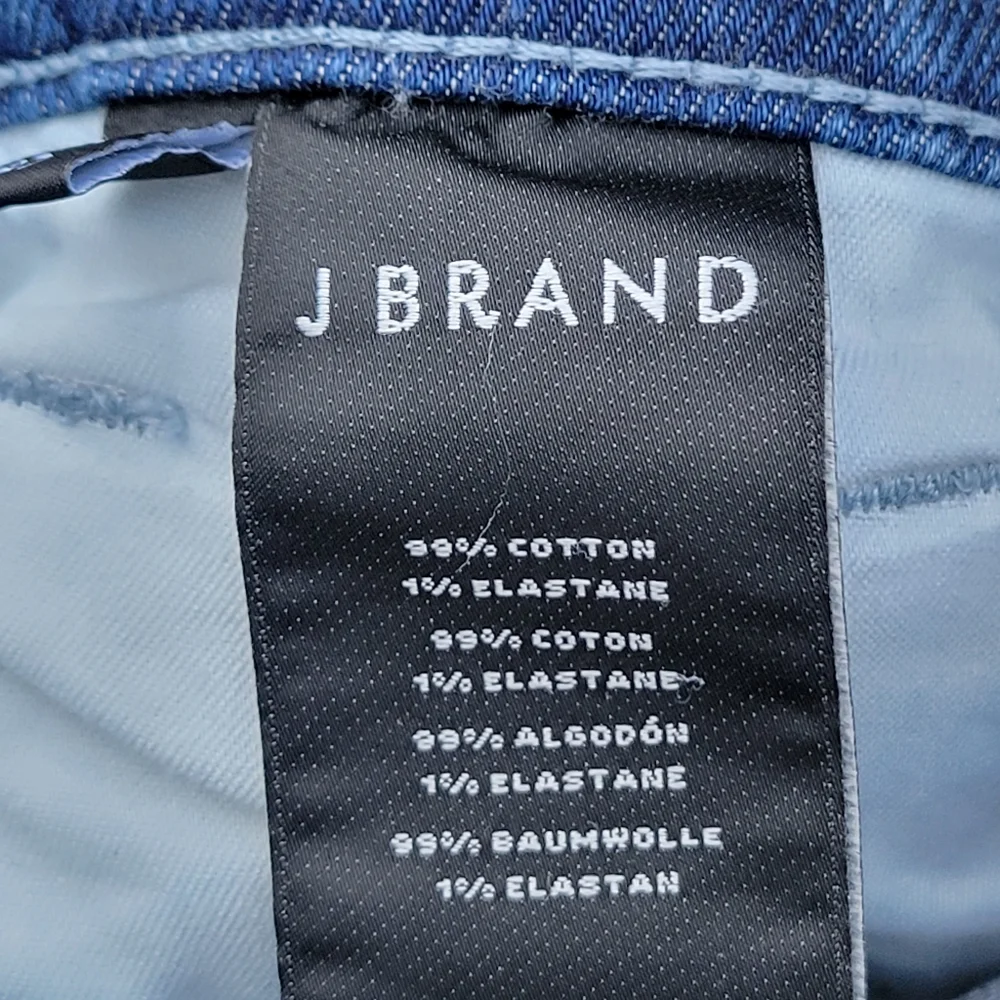 J Brand Silvery Ruby High Rise cropped cigarette jean size 27 medium wash - Picture 8 of 10